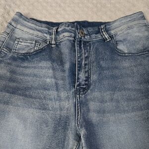Classic High-Rise Light Wash Denim Jeans
